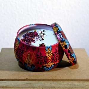 Vela de soja de Rosa